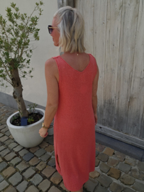 GOLDEN HAZE beach dress coral