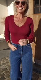 HANNA longsleeve burgundy