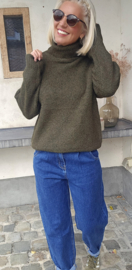 CHARI turleneck knit khaki