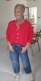 LIESJE cardigan red