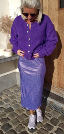 FEBE glitter skirt skirt violet