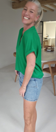 INA viscose tee green