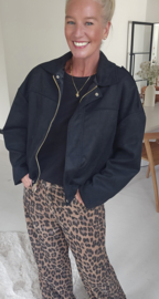 VIVI suede jacket black