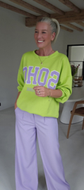 SOHO cotton sweatshirt lime