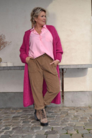 MARIAM maxi cardigan fuschia