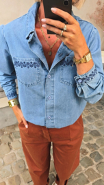 USHI jeans shirt blue