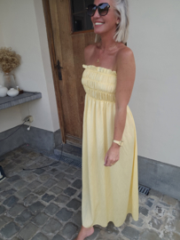 ROSABELLA smock dress yellow