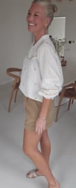 JOHANNA cotton linen blouse