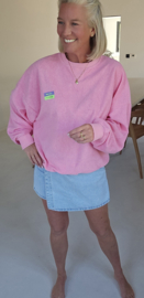 YOU CAN terry sweatshirt pink