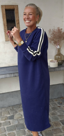 TILLY maxi sweatshirt dress navy