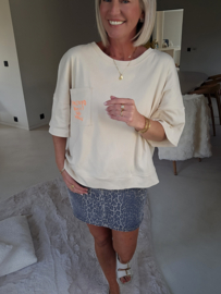 OFFLINE cotton tee beige