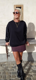 HOLLIE mini skirt burgundy