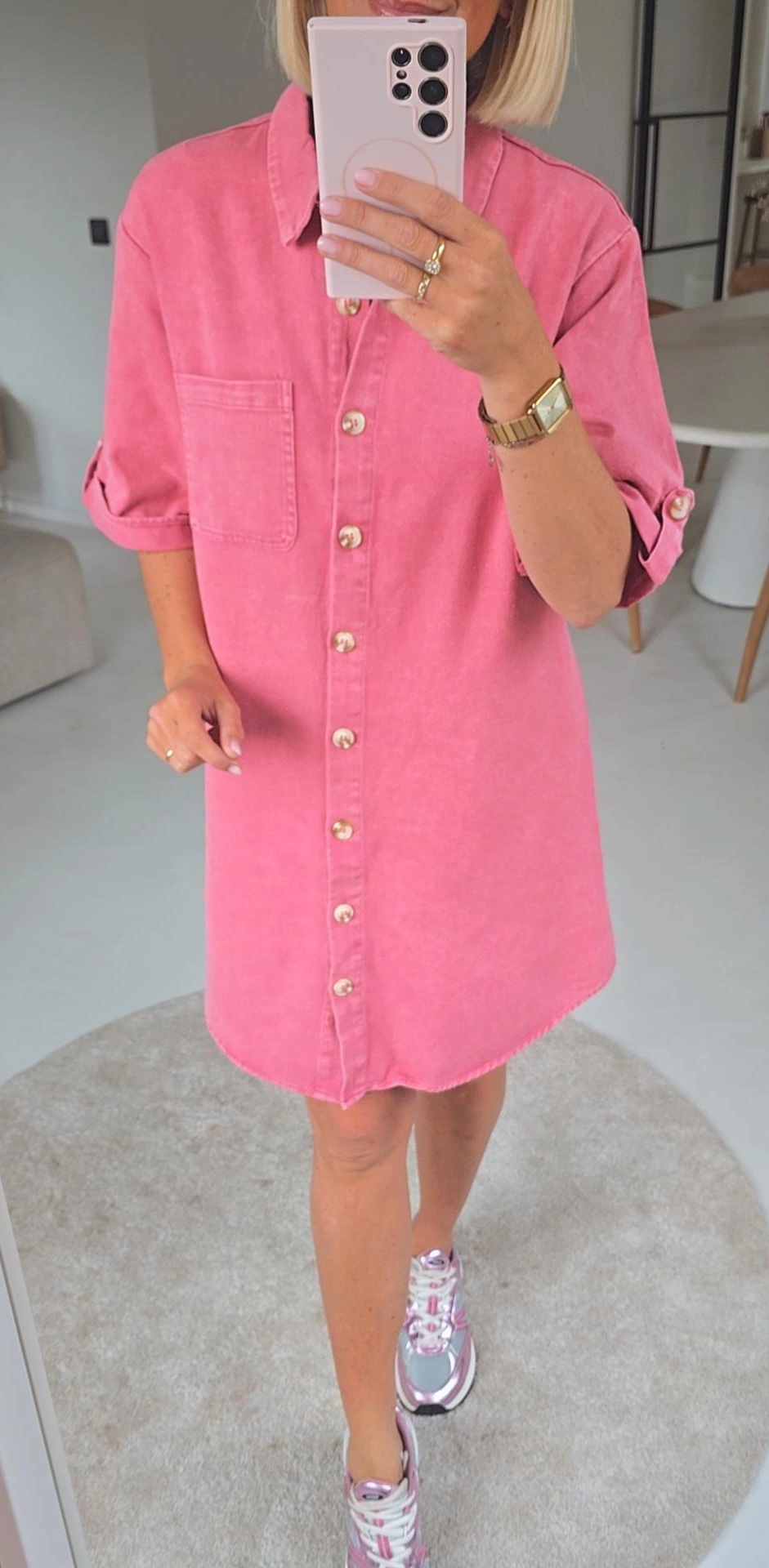 THE PERFECT JEANS 3 dress old pink