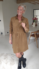 IMRY corduroy dress camel