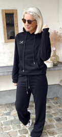 LOENA jogger set black