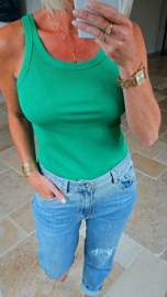 BASIC cotton top green