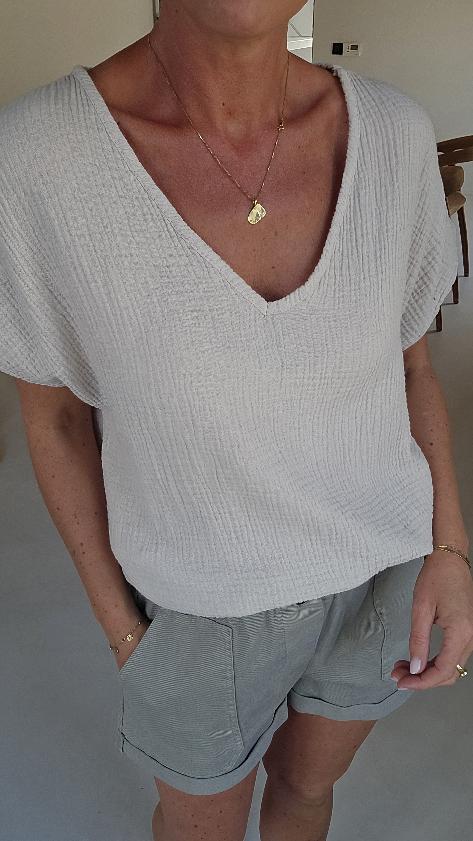 AMALFI tetra tee beige