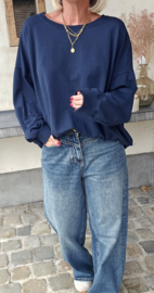 BEA cotton sweatshirt navy