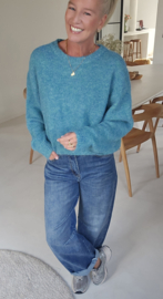 BEZIERS soft knit teal