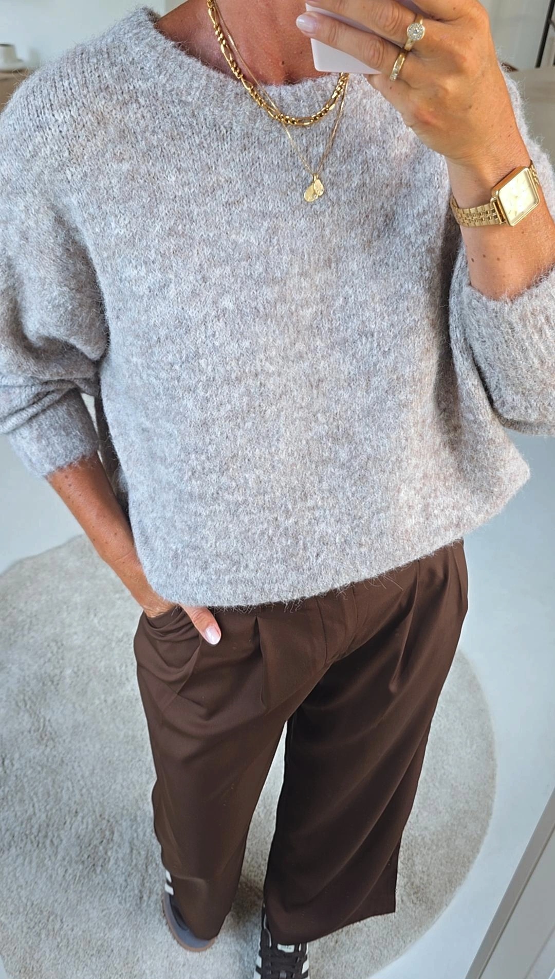 BEZIERS soft knit taupe