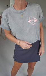 SURF CLUB cotton T-shirt grey