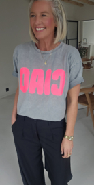 CIAO cotton T-shirt grey