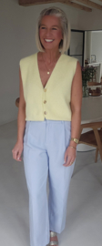 CECILIA suit pants pastel blue
