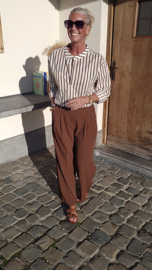 RIVIERA striped blouse