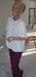JITSE short-sleeved sweatshirt soft melee grey