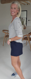 ANNAH tailored shorts navy