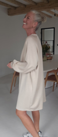 ARIEL sweatshirt dress beige