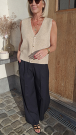 HELEN tailored loose pants black