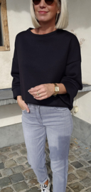 ANDREA fleece sweatshirt black