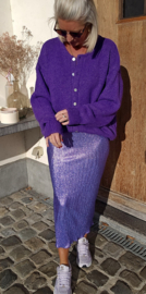 FEBE glitter skirt skirt violet