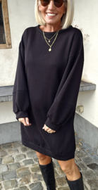 DJOELI sweatshirt fleece dress black
