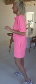 JOLIA terry playsuit neon pink