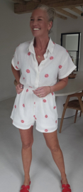 FLOWER tetra playsuit