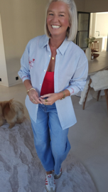 LOVE LETTER striped shirt