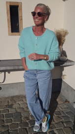 LIESJE cardigan turquoise