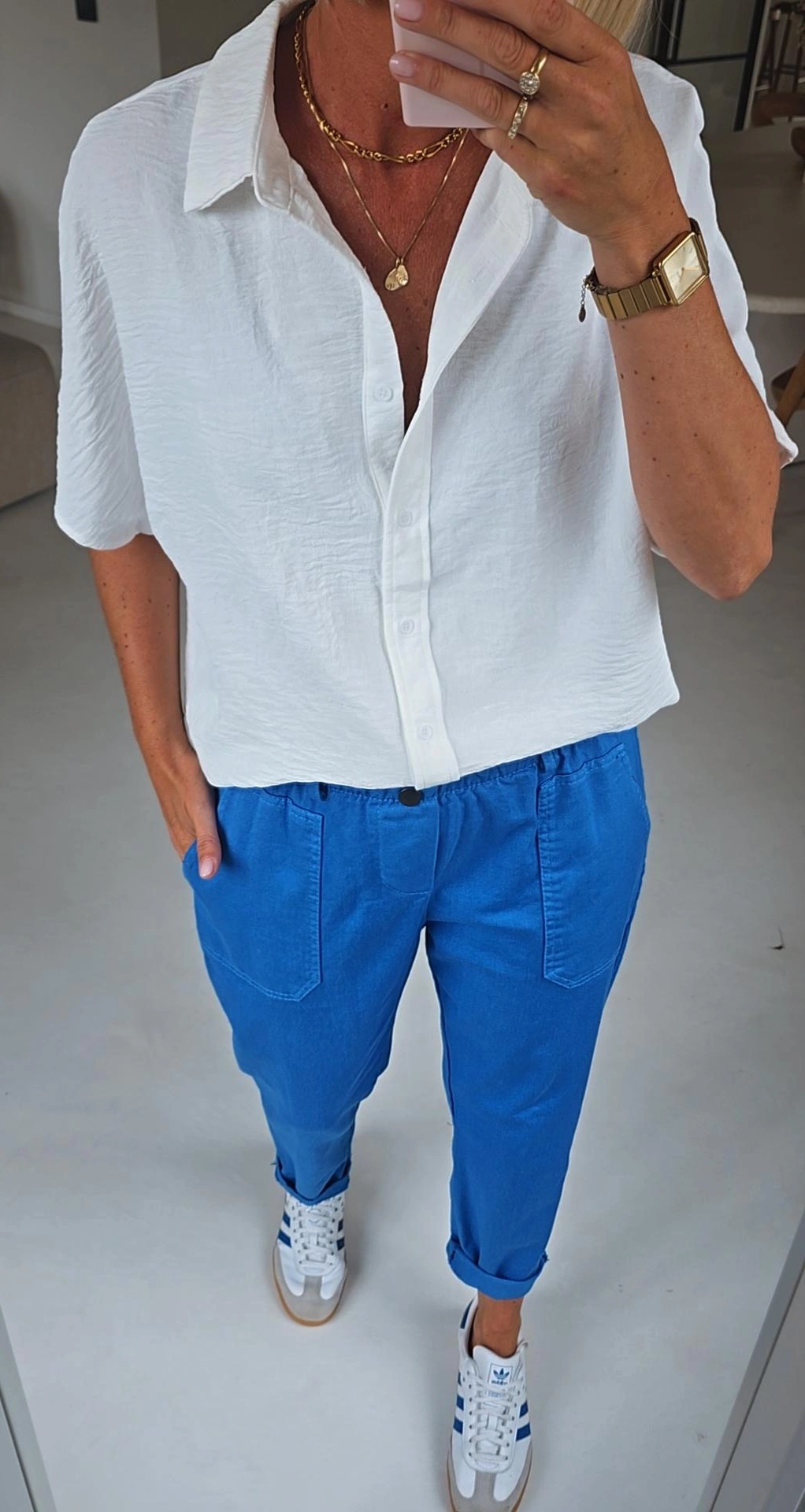 MIA short-sleeved shirt white