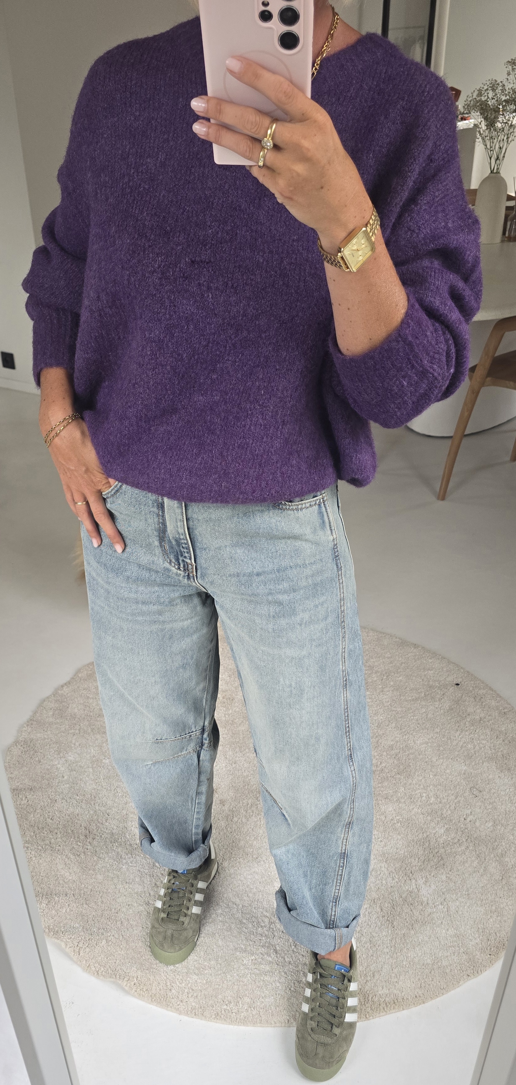 CHRISTIEN barrel jeans blue