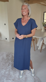 MELTE maxi T-shirt dress navy
