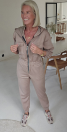 ANA sweatshirt jumpsuit taupe