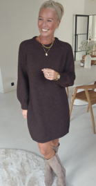 SELMA knit dress chocolat