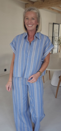 ELIZA striped set blue