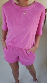 DANA terry T-shirt fuschia