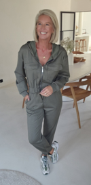 ANA sweatshirt jumpsuit khaki