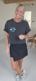 SURF CLUB cotton T-shirt black