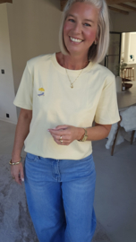 LUNETTA tee yellow