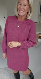 SELMA knit dress raspberry